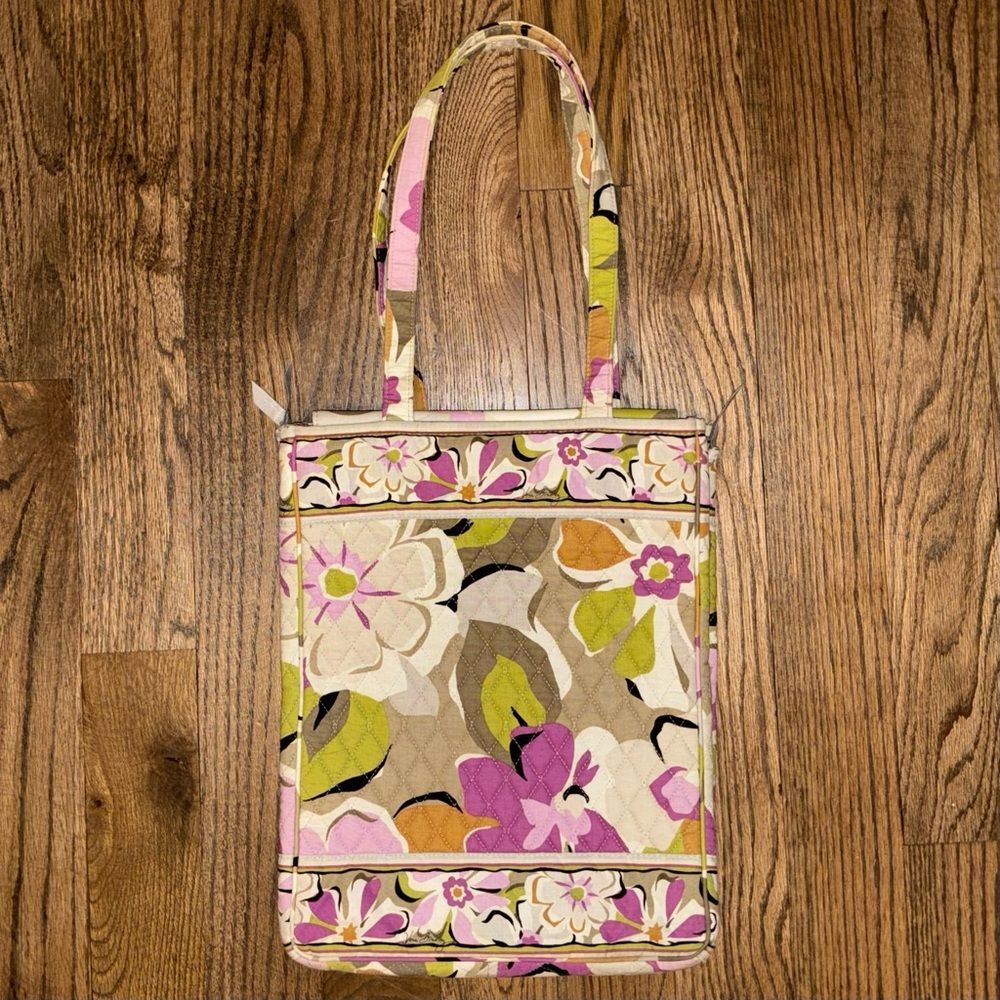 Vera Bradley Quilted Laptop Travel Tote in Portobello Road - Picture 3 of 11